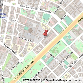 Mappa Via Tiberio Imperatore, 53, 00145 Roma, Roma (Lazio)