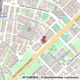 Mappa Via Flavio Domiziano, 6, 00145 Roma, Roma (Lazio)