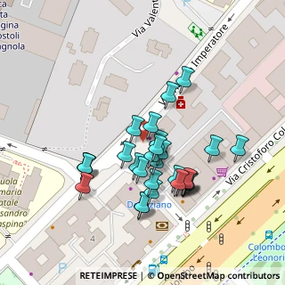 Mappa Via Flavio Domiziano, 00145 Roma RM, Italia (0.05345)