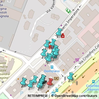 Mappa Via Flavio Domiziano, 00145 Roma RM, Italia (0.056)