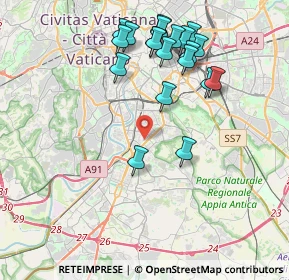 Mappa Largo Flavio Domiziano, 00145 Roma RM, Italia (4.3775)