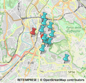 Mappa Via Flavio Domiziano, 00145 Roma RM, Italia (1.12545)