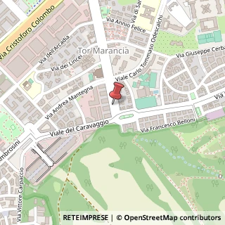 Mappa Viale di Tor Marancia,  86, 00147 Roma, Roma (Lazio)