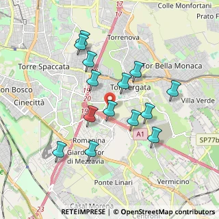 Mappa Via Giuseppe Borsalino, 00133 Roma RM, Italia (1.815)