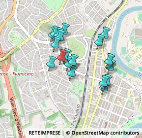 Mappa Via Pasquale Baffi, 00149 Roma RM, Italia (0.391)