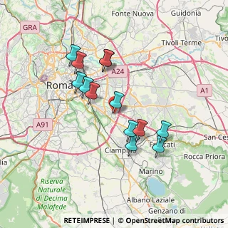 Mappa Viale Bruno Rizzieri, 00173 Roma RM, Italia (6.63538)