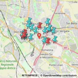 Mappa Viale Bruno Rizzieri, 00173 Roma RM, Italia (1.504)