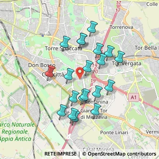 Mappa Viale Bruno Rizzieri, 00173 Roma RM, Italia (1.8005)