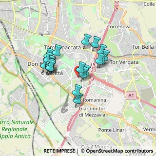 Mappa Viale Bruno Rizzieri, 00173 Roma RM, Italia (1.486)