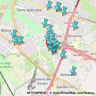 Mappa Viale Bruno Rizzieri, 00173 Roma RM, Italia (0.979)