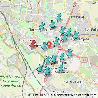 Mappa Roma, 00173 Roma RM, Italia (1.8285)