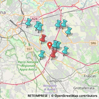 Mappa Viale Antonio Ciamarra, 00173 Roma RM, Italia (3.0725)