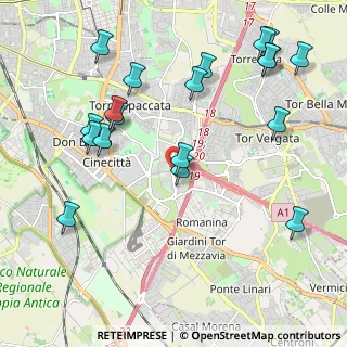 Mappa Viale Antonio Ciamarra, 00173 Roma RM, Italia (2.59368)