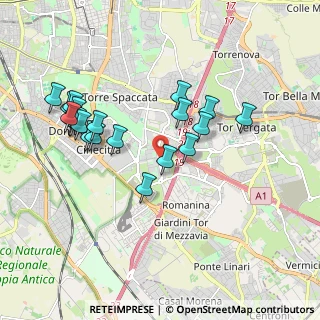 Mappa Viale Antonio Ciamarra, 00173 Roma RM, Italia (1.996)