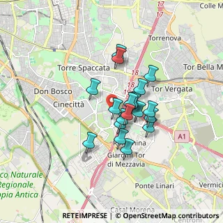 Mappa Viale Antonio Ciamarra, 00173 Roma RM, Italia (1.27684)