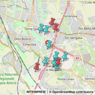 Mappa Viale Antonio Ciamarra, 00173 Roma RM, Italia (1.7425)