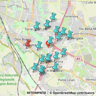 Mappa Viale Antonio Ciamarra, 00173 Roma RM, Italia (1.7795)