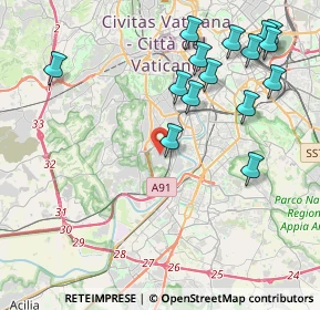 Mappa Roma, 00149 Roma RM, Italia (5.02533)