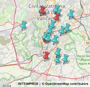 Mappa Roma, 00149 Roma RM, Italia (3.64611)