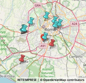 Mappa Roma, 00149 Roma RM, Italia (7.23833)