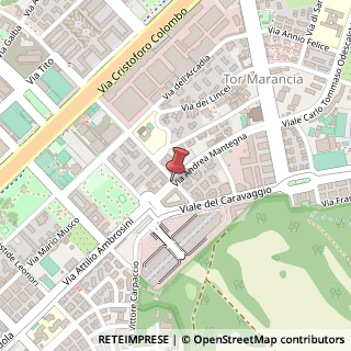 Mappa Via Andrea Mantegna, 34, 00147 Roma, Roma (Lazio)