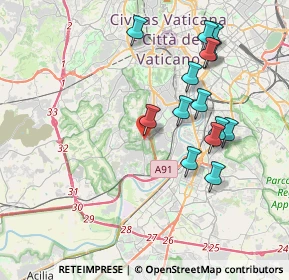 Mappa Via San Pantaleo Campano, 00149 Roma RM, Italia (4.06429)