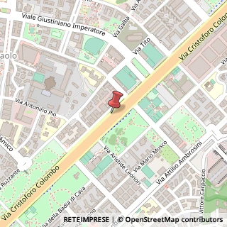 Mappa Via colombo cristoforo 456, 00145 Roma, Roma (Lazio)