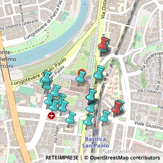 Mappa Piazzale San Paolo, 00146 Roma RM, Italia (0.23846)