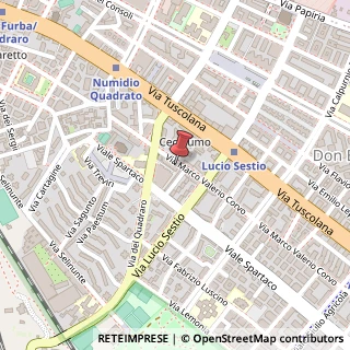 Mappa Via Marco Valerio Corvo, 30, 00174 Roma, Roma (Lazio)