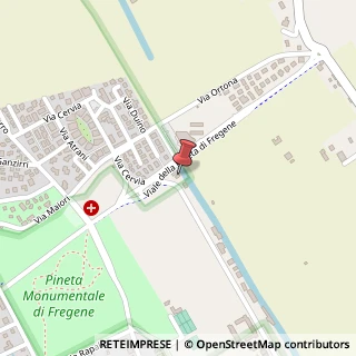 Mappa Viale della Pineta di Fregene, 53, 00054 Fiumicino, Roma (Lazio)