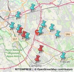 Mappa Via F.lli, 00133 Roma RM, Italia (4.24357)