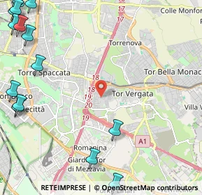 Mappa Via F.lli, 00133 Roma RM, Italia (3.84643)