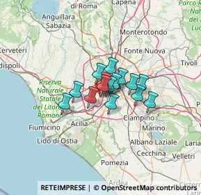 Mappa Via Francesco Arese, 00149 Roma RM, Italia (7.152)