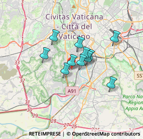 Mappa Via Francesco Arese, 00149 Roma RM, Italia (2.45)