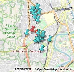 Mappa Via Francesco Arese, 00149 Roma RM, Italia (0.7195)