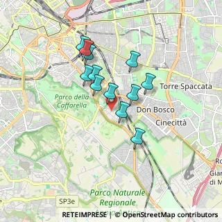 Mappa Via Monte D'Onorio, 00178 Roma RM, Italia (1.45917)