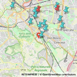Mappa Via Monte D'Onorio, 00178 Roma RM, Italia (2.58214)