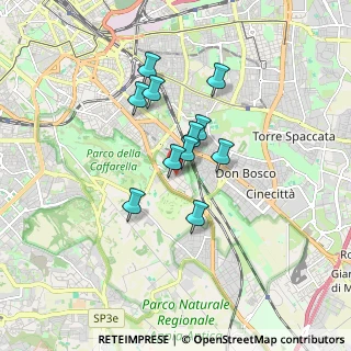 Mappa Via Monte D'Onorio, 00178 Roma RM, Italia (1.32818)