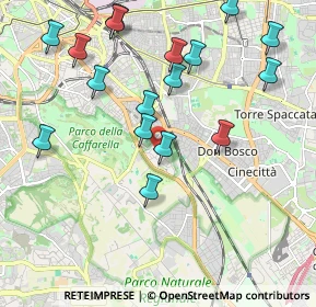 Mappa Via Monte D'Onorio, 00178 Roma RM, Italia (2.34824)