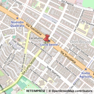 Mappa Via Lucio Sestio, 5, 00174 Roma, Roma (Lazio)