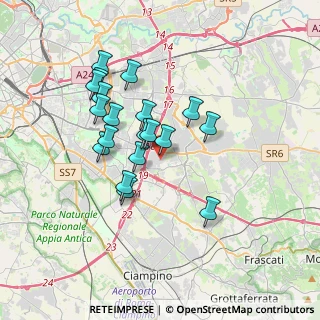 Mappa Via Vincenzo Consani, 00133 Roma RM, Italia (3.24316)