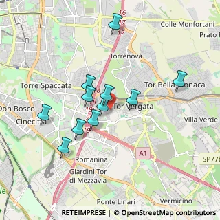 Mappa Via Giovanni Giardini, 00133 Roma RM, Italia (1.70091)