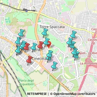 Mappa Via Giuseppe Messina, 00173 Roma RM, Italia (1.046)