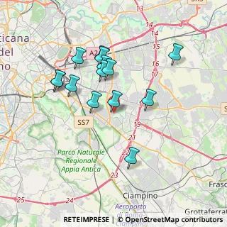 Mappa Via Giuseppe Messina, 00173 Roma RM, Italia (3.57214)