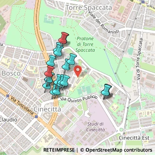 Mappa Via Giuseppe Messina, 00173 Roma RM, Italia (0.418)