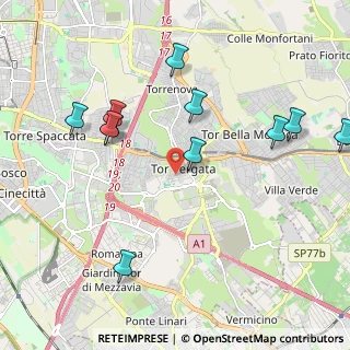 Mappa Via Michele Cappelli, 00133 Roma RM, Italia (2.38545)