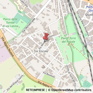 Mappa Via monte d'onorio 37, 00178 Roma, Roma (Lazio)