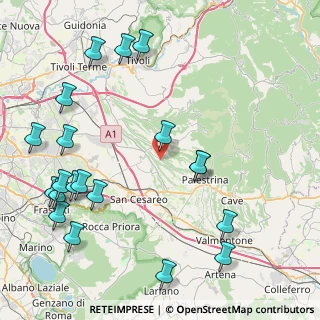 Mappa 00010 Palestrina RM, Italia (11.3695)