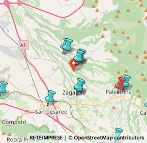 Mappa 00010 Palestrina RM, Italia (4.28692)