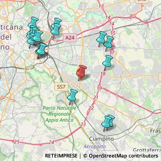 Mappa Via Carlo Calisse, 00173 Roma RM, Italia (5.48737)